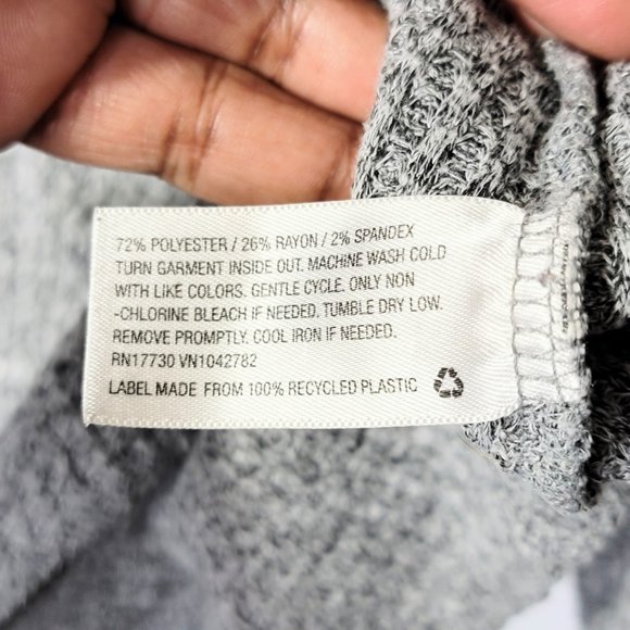 Wild Fable Women's Gray Marled Cropped Sweater Size Small - Picture 5 of 9